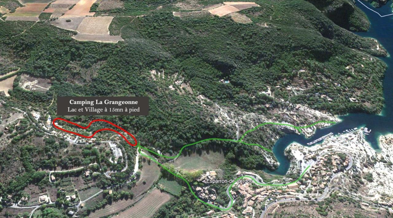 Camping La Grangeonne Esparron-de-Verdon Dış mekan fotoğraf